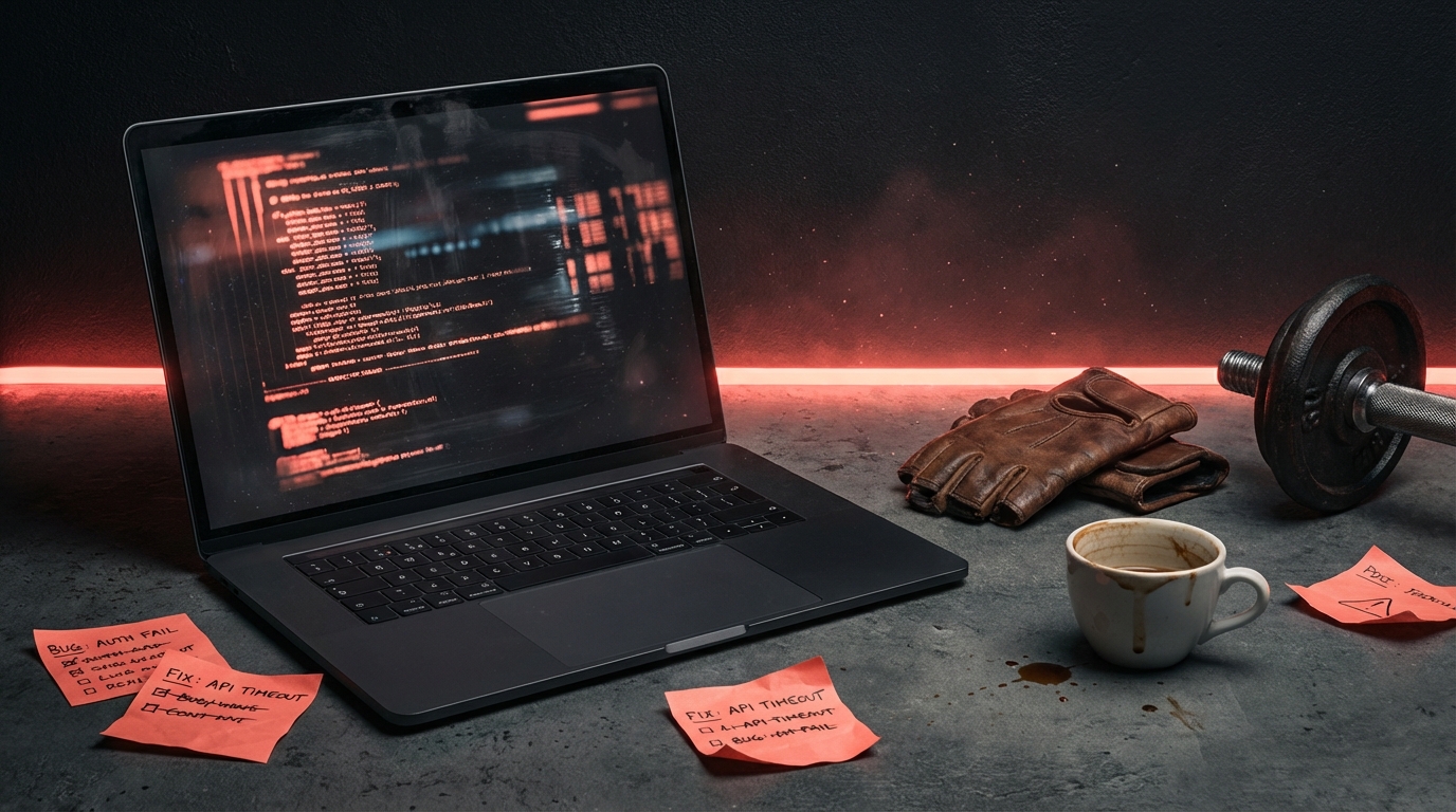 Den s AI: 10 bugů z posilovny, redesign webu a stěhování serverové infrastruktury.